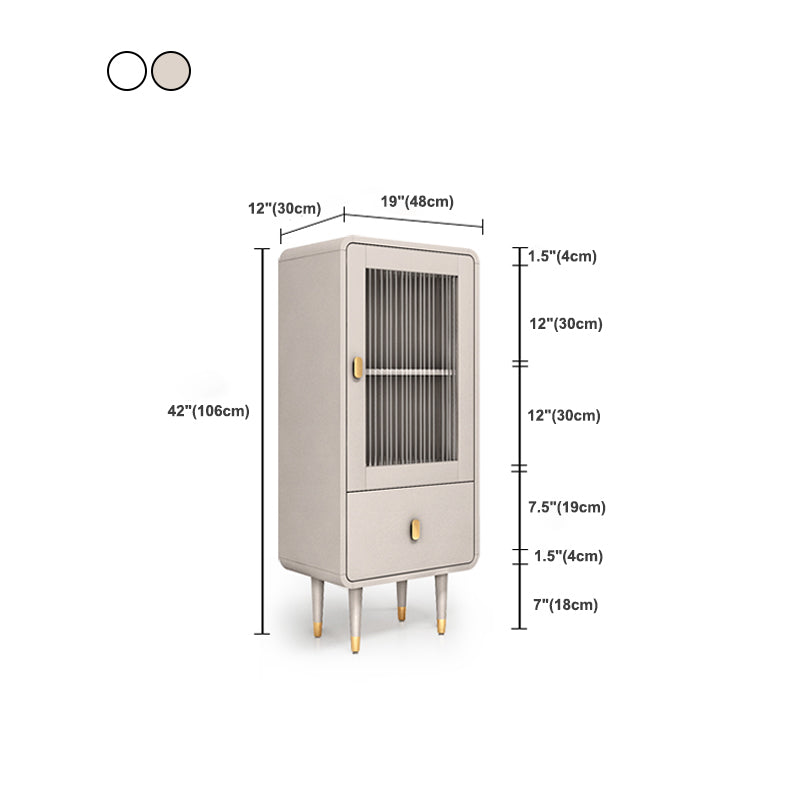 Modernes Standard -Bücherregal Back -Bücherregal mit Schubladen und Tür