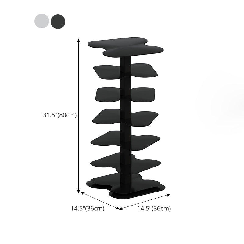 Libreria etagere verticale contemporanea in metallo ripristino aperto per ufficio