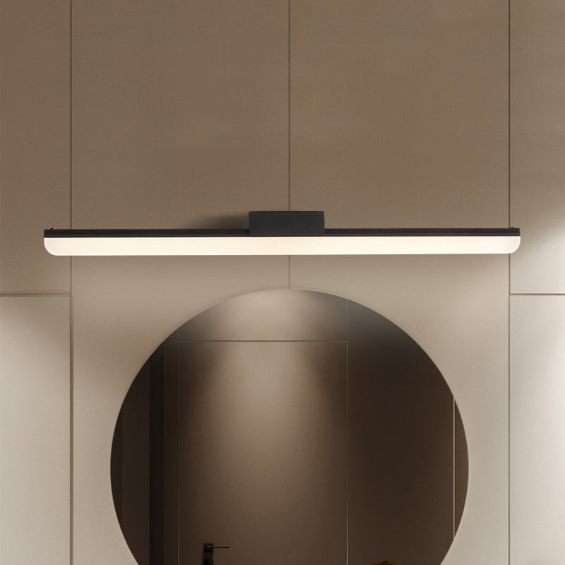 16"/20" Dia Ultra-Thin Acrylic Wall Light Sconce Modern Style LED Black/White Vanity Light in Warm/White Light