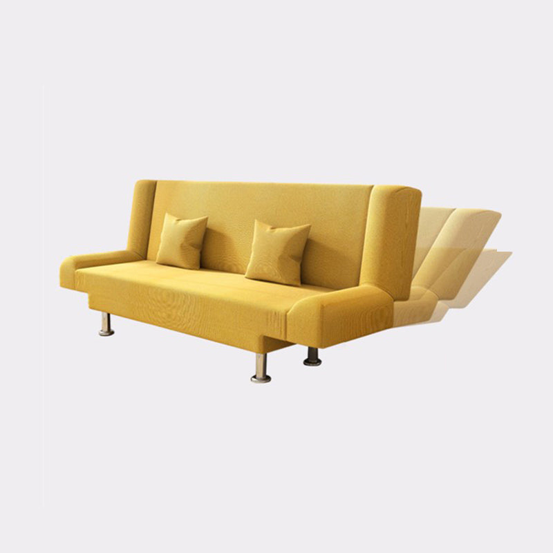 Coton mélange canapé moderne 23 "w canapé arrière canapé sans bras pour le salon