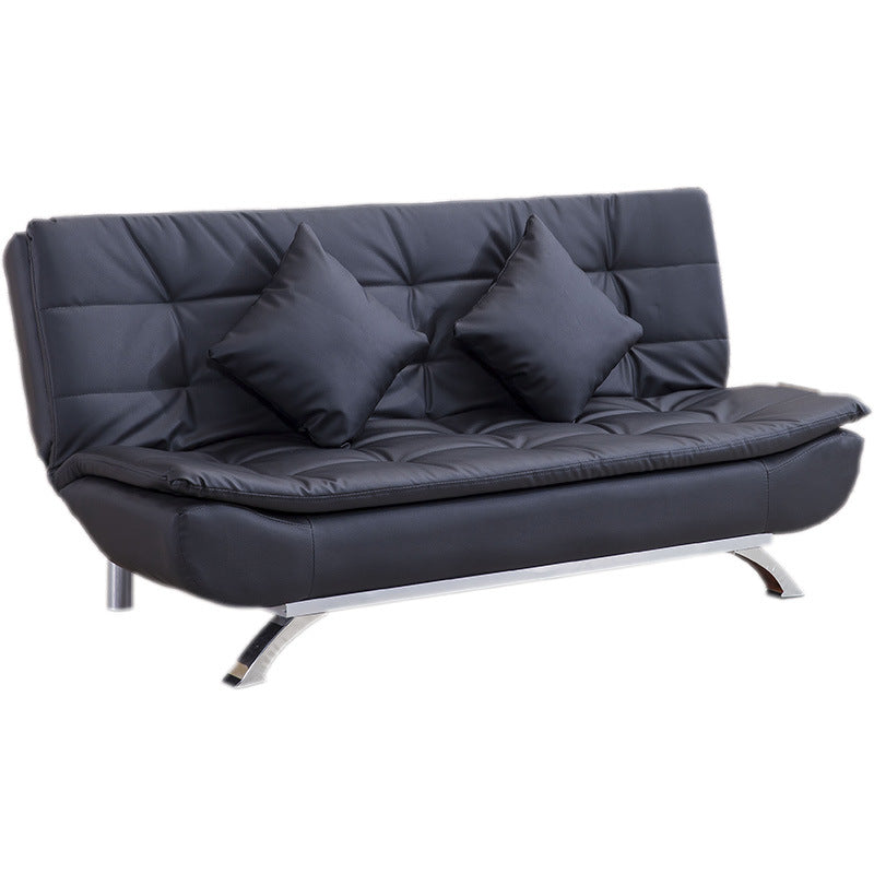 Square Seating Settee Armless Sofa Chaise for Bonus Room Living Room