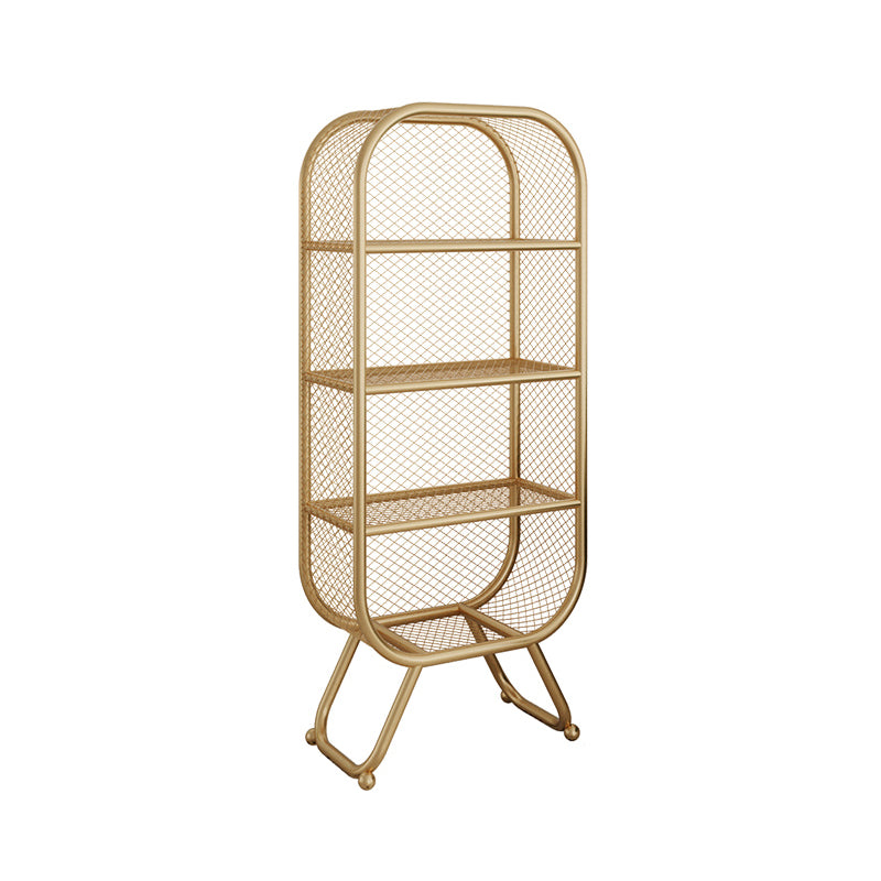 Closed Metal Bookcase Shelf Industrial Shelves for Study Room