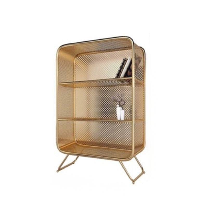 Industrial Metal Bookcase Shelf Closed Shelves for Study Room