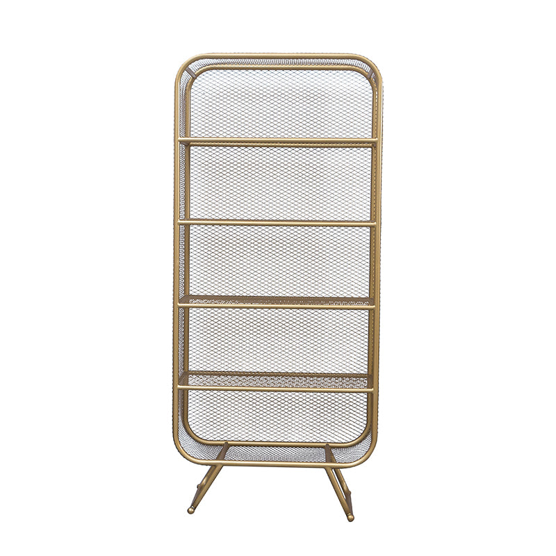 Industrial Metal Bookcase Shelf Closed Shelves for Study Room