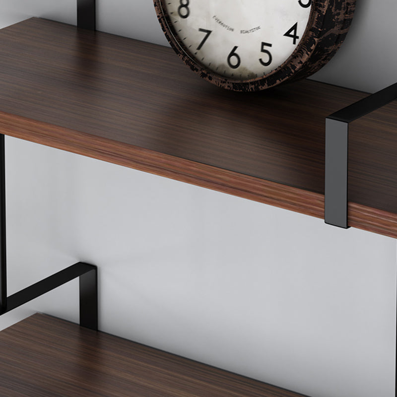 Wall Mounted Bookcase Shelf Industrial Rectangular Shelves for Study Room