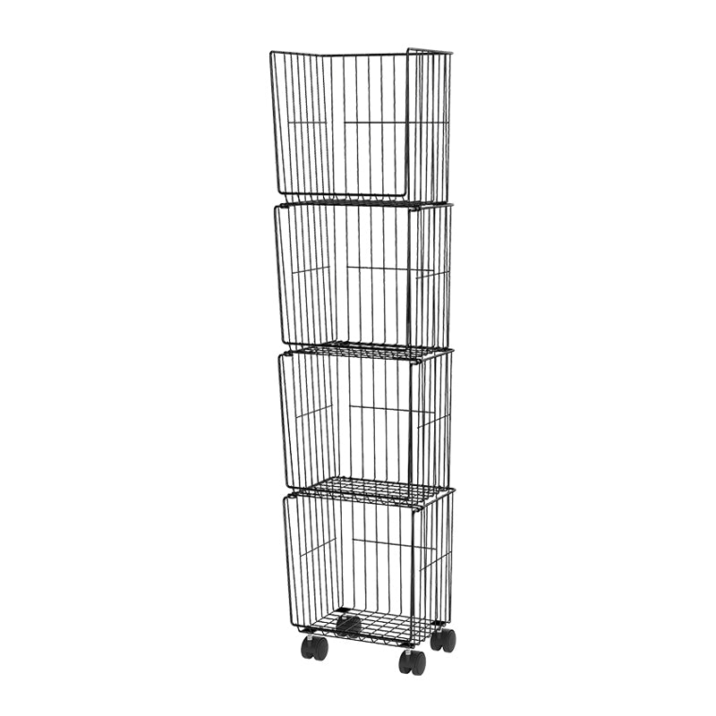 Libreria verticale in metallo standard in stile contemporaneo per la casa