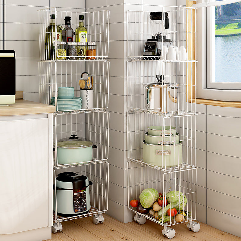 Libreria verticale in metallo standard in stile contemporaneo per la casa