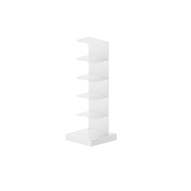 Metal Geometric Bookcase Contemporary Style Vertical Book Shelf