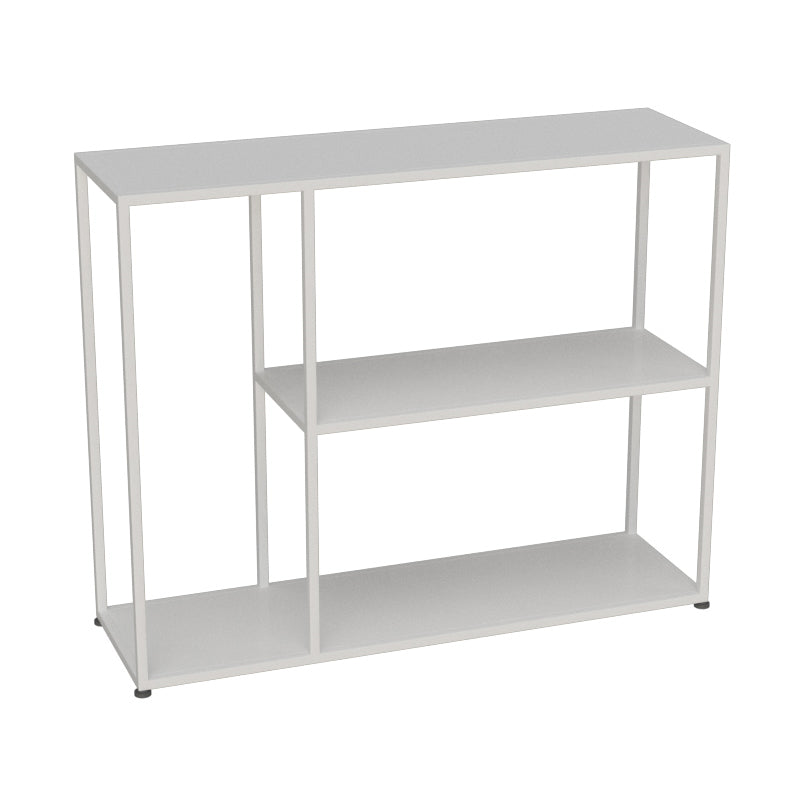 Open Metal Bookcase Industrial Rectangular Shelve for Study Room