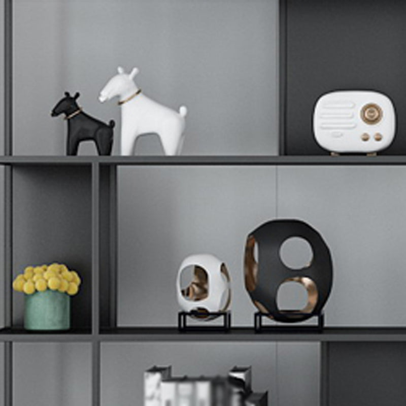 Modern Style 4-shelf Bookshelf Open Shelf Bookcase for Home Office