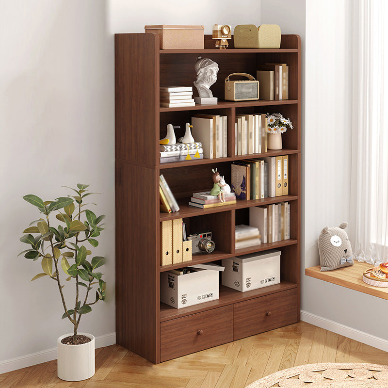 Scaffali di libreria standard moderni chiusi libreria con cassetto in legno ingegnerizzato