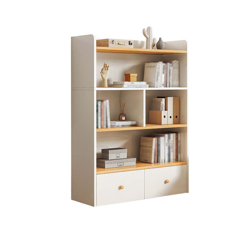 Scaffali di libreria standard moderni chiusi libreria con cassetto in legno ingegnerizzato