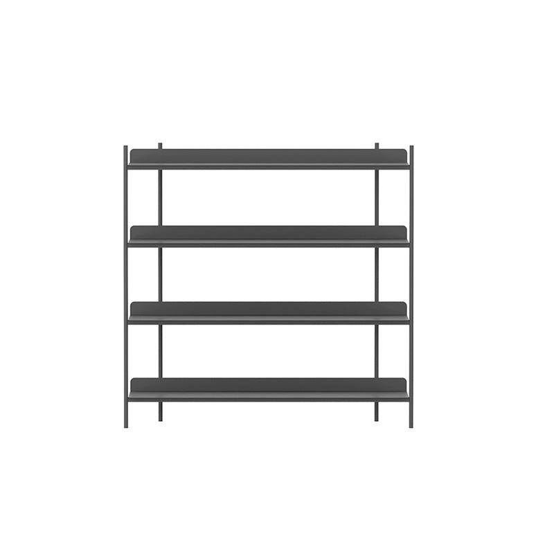 Modern Style Metal Bookshelf Open Etagere Shelf Bookcase for Home