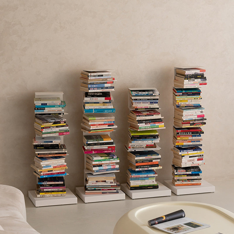 Libreria in acciaio moderno in acciaio verticale libreria chiusa per la casa