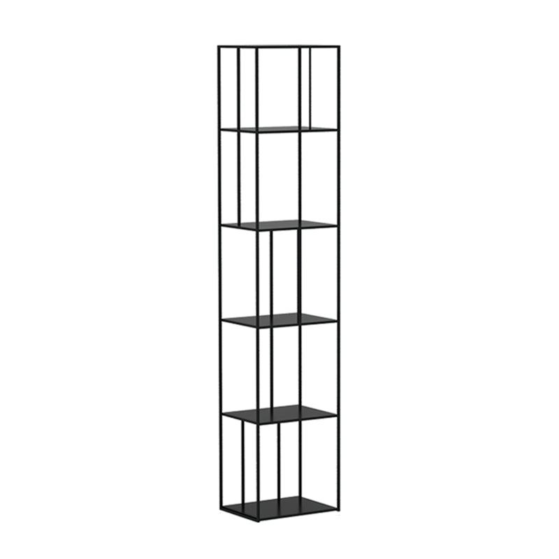 Metal Etagere Bookcase Industrial Open Back Bookshelf para la oficina en casa