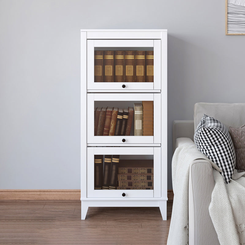 Bibliothèque standard en bois d'ingénierie bibliothèque contemporaine avec portes