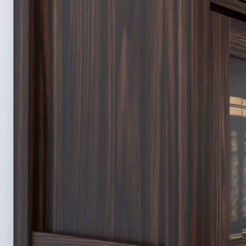 Bibliothèque standard en bois d'ingénierie bibliothèque contemporaine avec portes