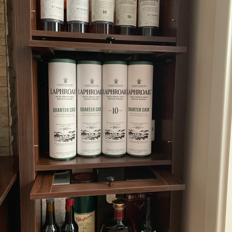 Bibliothèque standard en bois d'ingénierie bibliothèque contemporaine avec portes