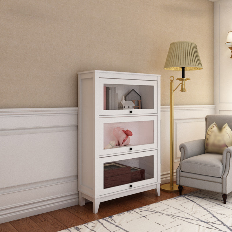 Bibliothèque standard en bois d'ingénierie bibliothèque contemporaine avec portes