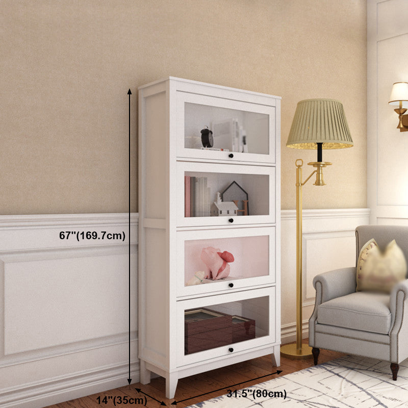 Bibliothèque standard en bois d'ingénierie bibliothèque contemporaine avec portes