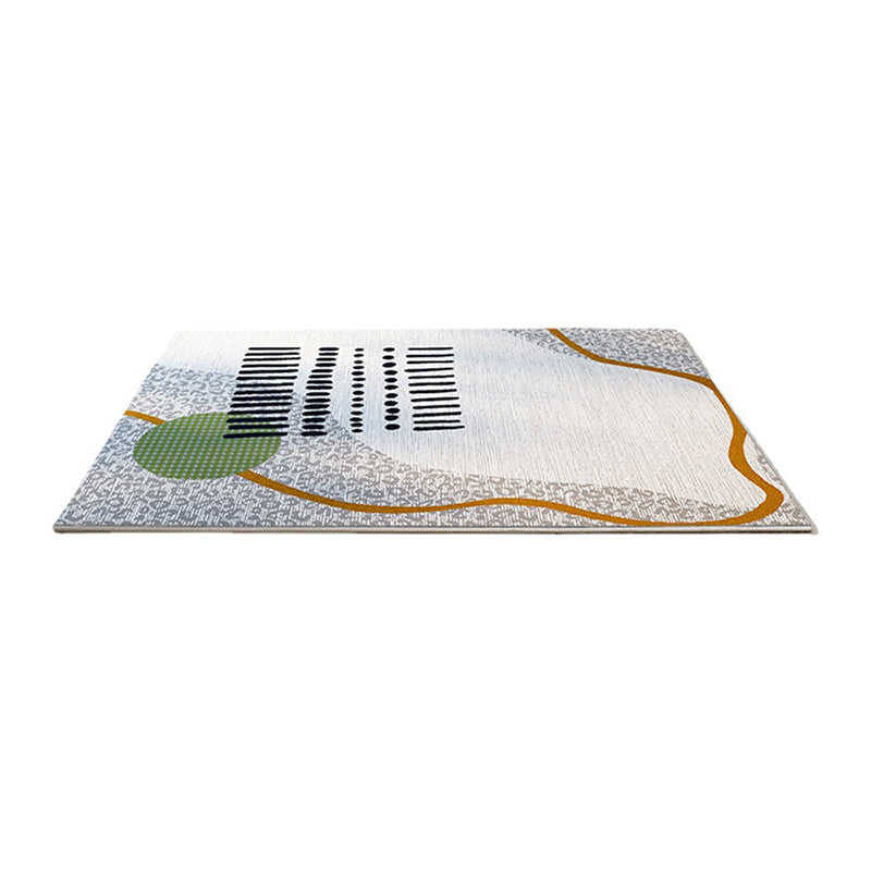 Modern Nordic Style Rug Polyester Non-Slip Area Rug for Home Decoration