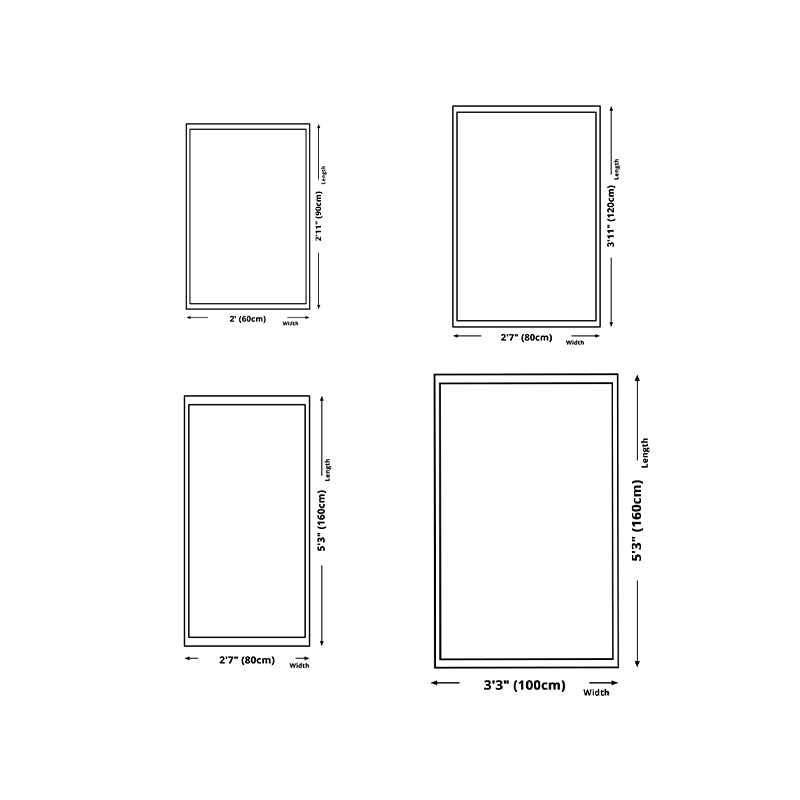 Tapis de zone de motif continu tapis de tapis tapis résistant pour le salon