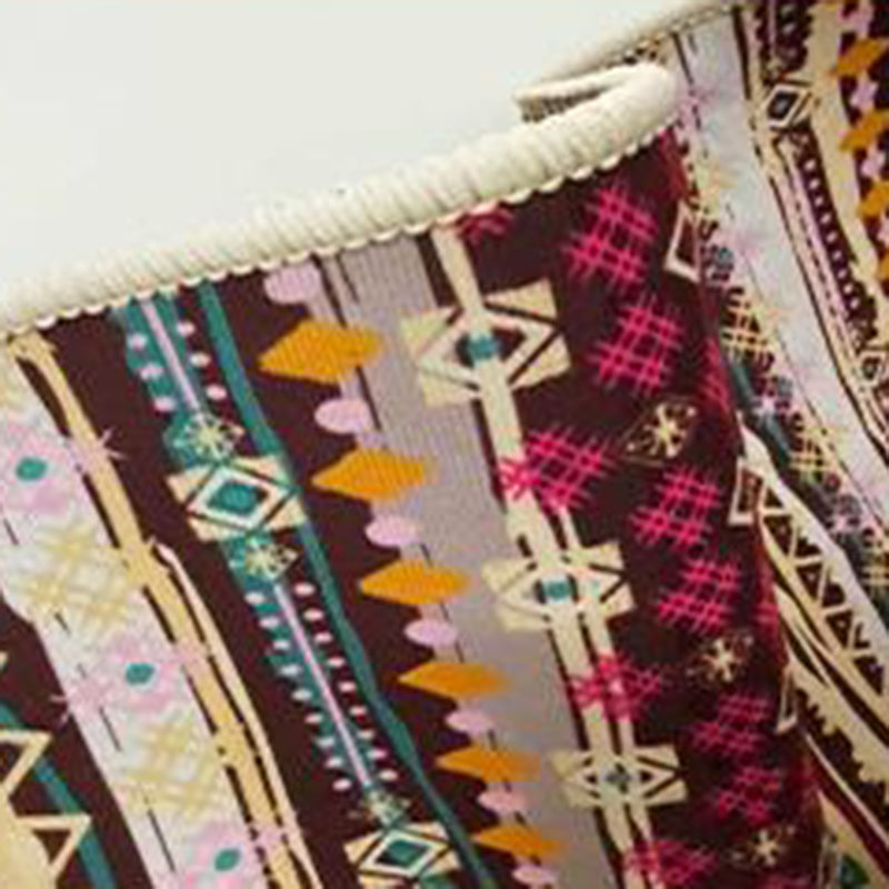 Tapis intérieur résistant aux taches tapis en polyester bohème pour le salon