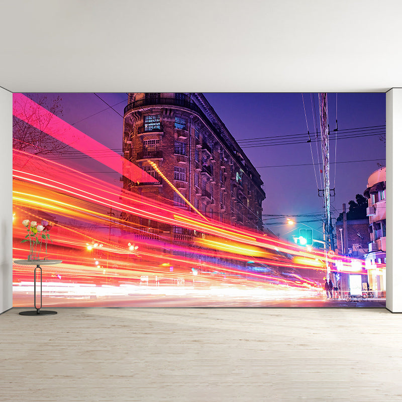 Photography Stain Resistant Wall Mural Wallpaper City Landscape Sitting Room Wall Mural