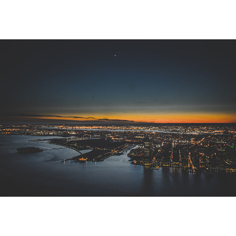 Photography Wall Mural Wallpaper Urban Landscape Sitting Room Wall Mural