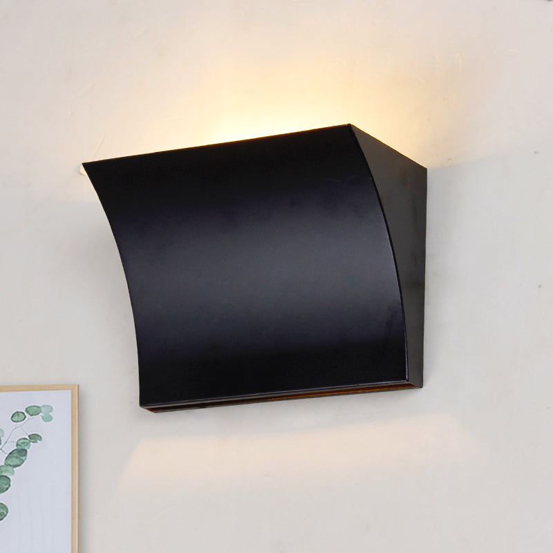 Diseño de deslizamiento de estilo simple lavadora de pared de la pared LED LEVED LIGHTA LIGHTUR en negro/plateado