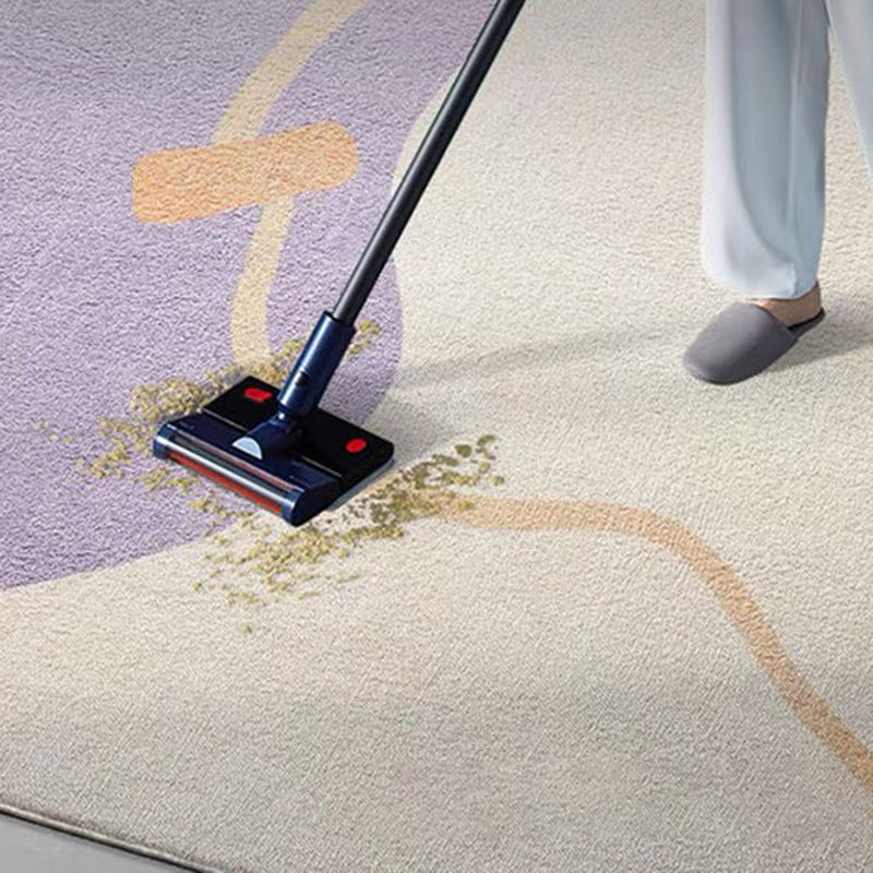 Hellblauer nordischer Teppichpolyester Farbe Klumpen Teppichwaschmaschine für Salon