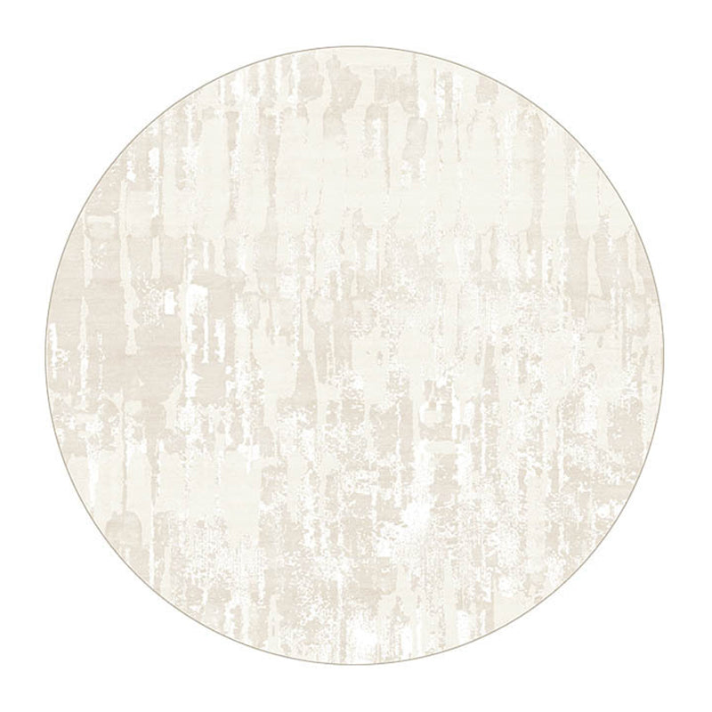 Light Brown Stirpe Rug Polyester Casual Rug Non-Slip Backing Rug for Living Room