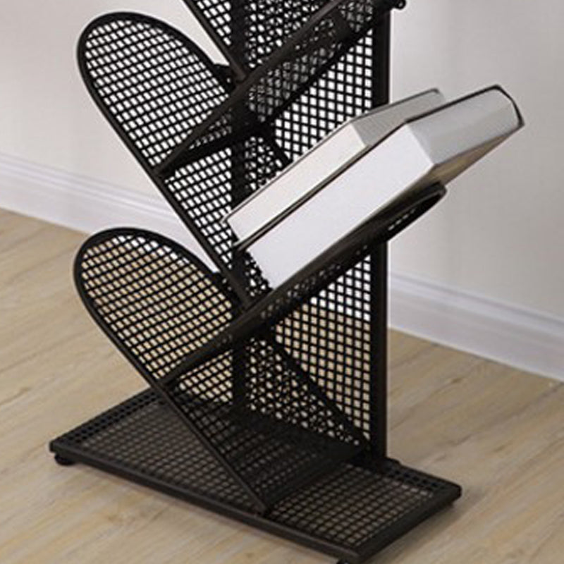 Metal Geometric Bookcase Industrial Book Shelf for Home Office