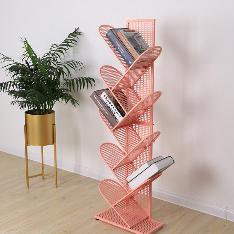 Metal Geometric Bookcase Industrial Book Shelf for Home Office