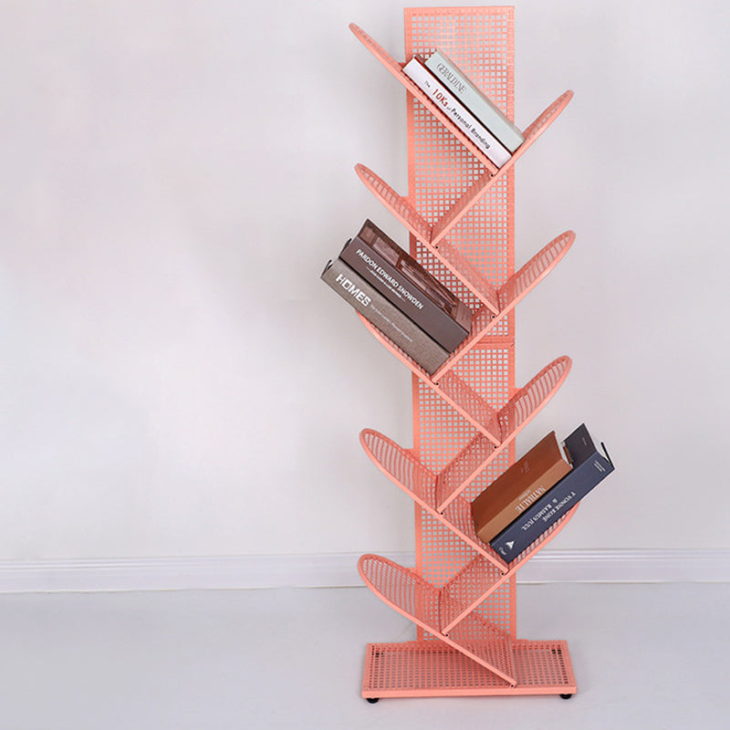 Metal Geometric Bookcase Industrial Book Shelf for Home Office