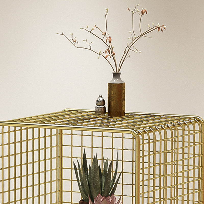 Scaffali in metallo in metallo chiuso in stile minimalista per la sala da studio