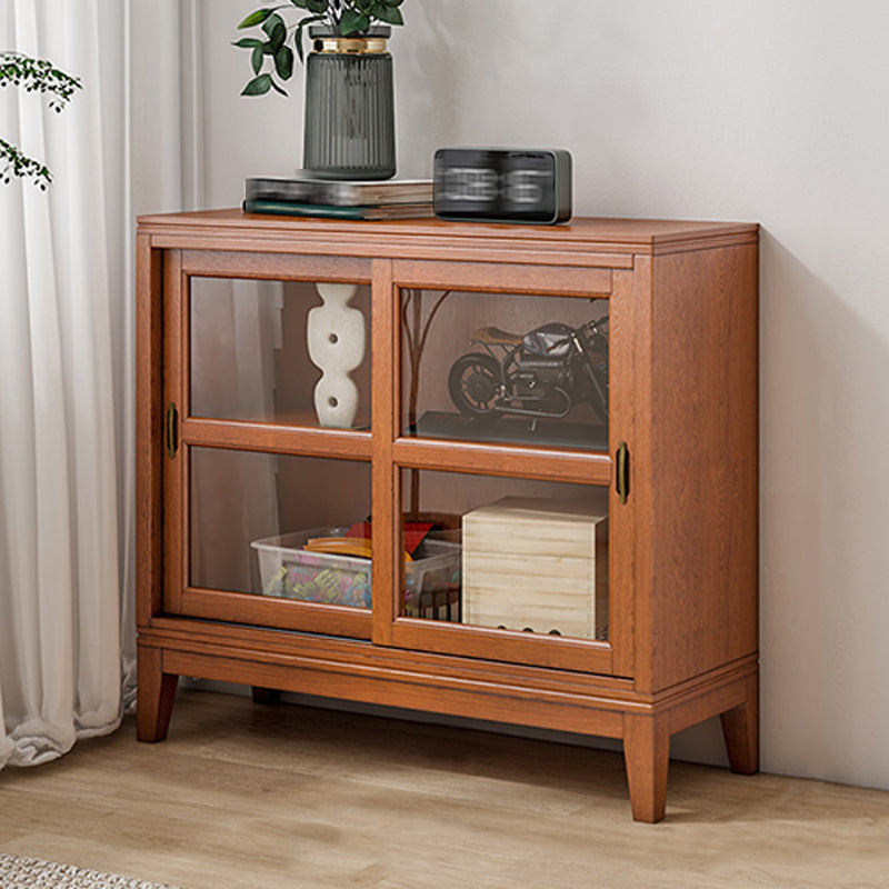 Contemporary Style Bookshelf with Door Bookcase for Home Office Study Room