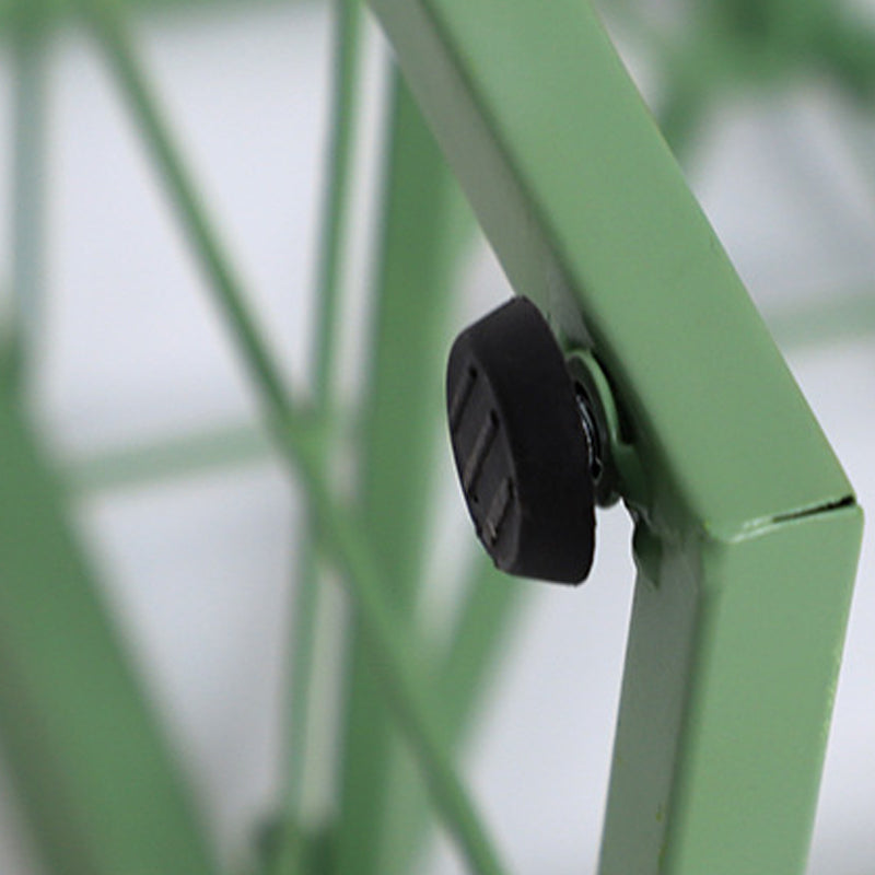 Industrial Geometric Bookcase Metal Book Shelf for Home Office