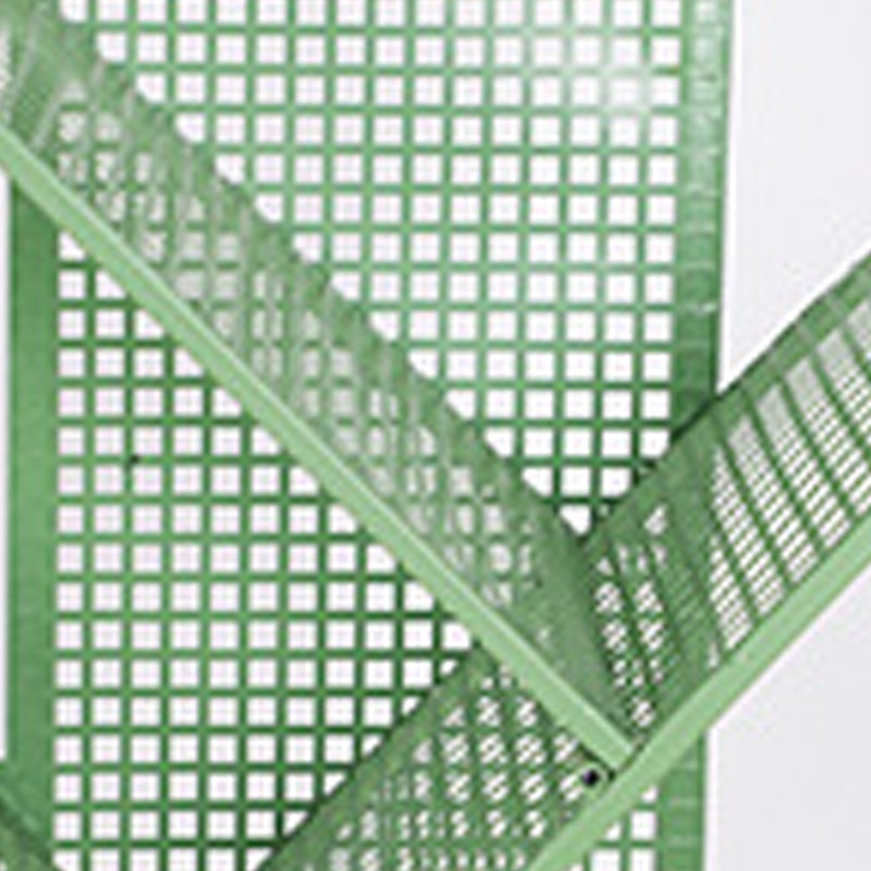 Industrial Geometric Bookcase Metal Book Shelf for Home Office