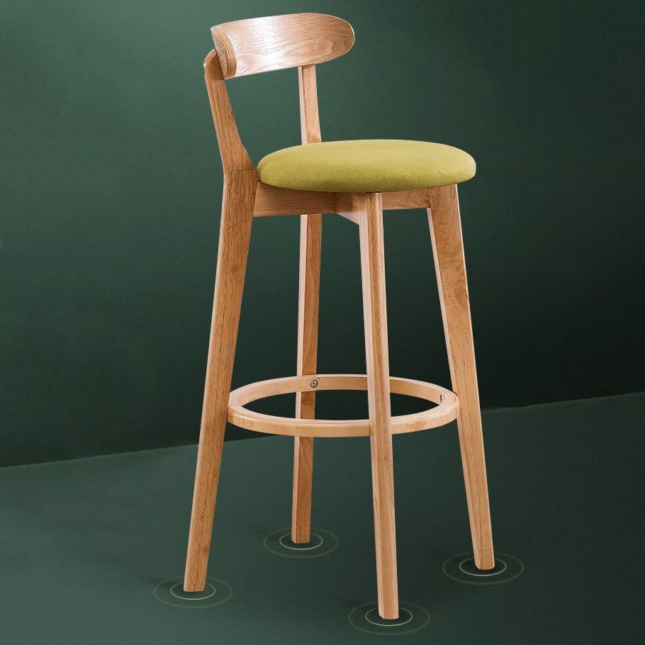 Holz skandinavische Küche Esszimmer Armless Stuhl Low Back Bar Hocker