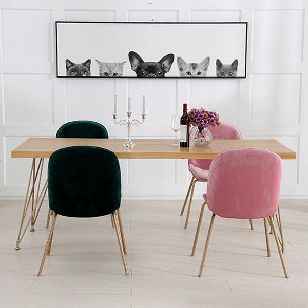 Mesa tradicional de comedor de madera maciza de pino de mesa de lujo para el hogar