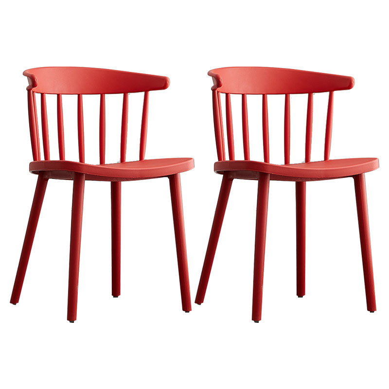 Sillas modernas que cenan las sillas sin brazos con las piernas plásticas para la cocina