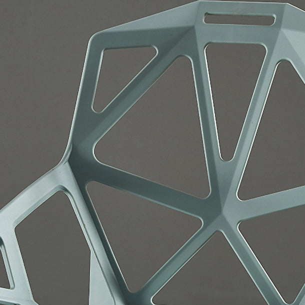Sedie moderne sedie da pranzo con gambe di plastica per cucina