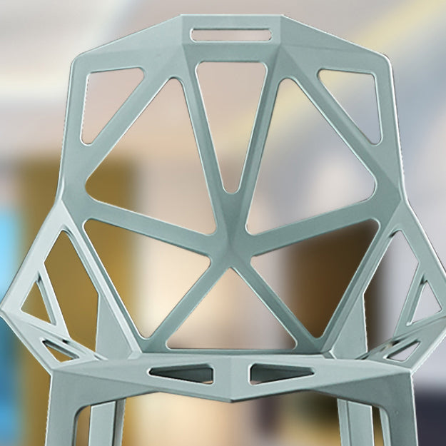 Sedie moderne sedie da pranzo con gambe di plastica per cucina