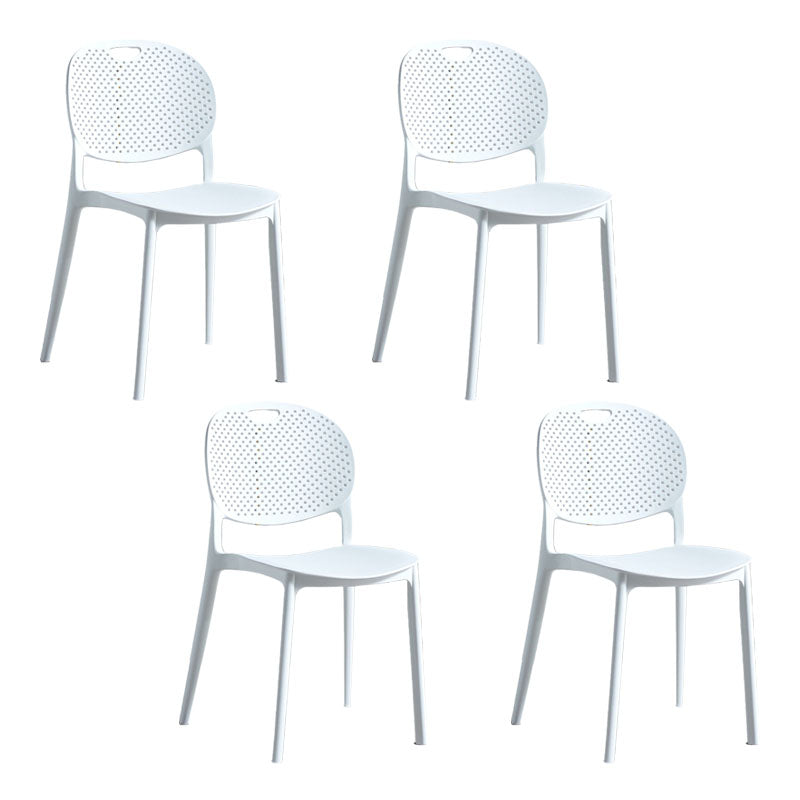 Sillas apilables modernas que cenan la silla sin brazos con las piernas plásticas para la cocina