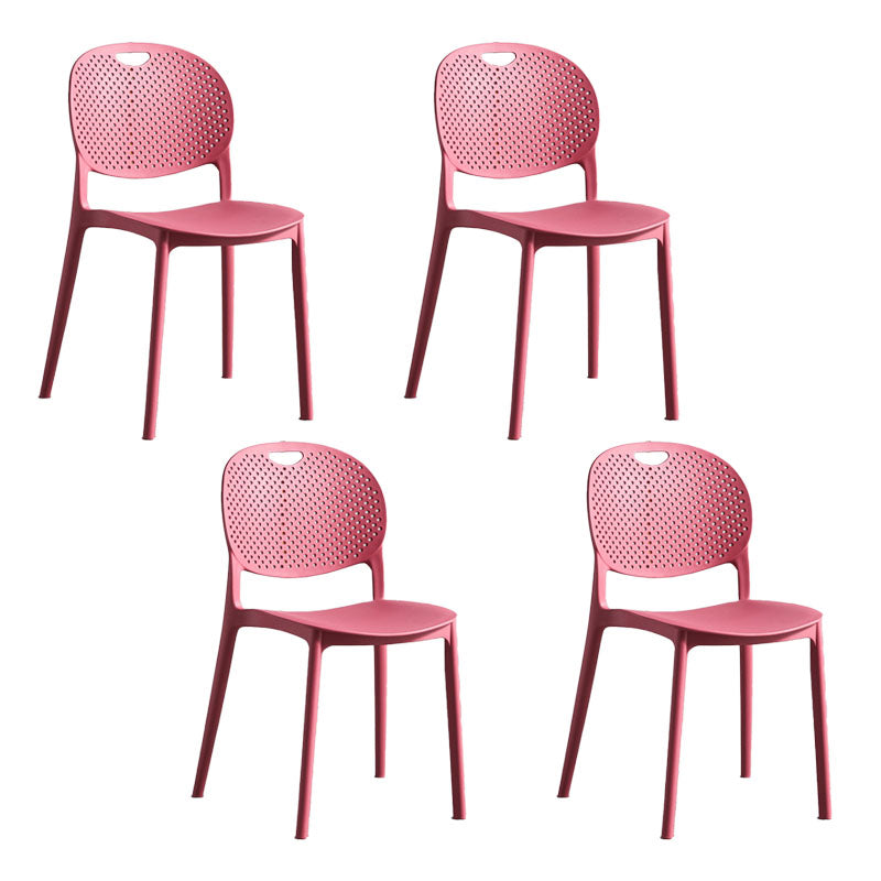 Sillas apilables modernas que cenan la silla sin brazos con las piernas plásticas para la cocina