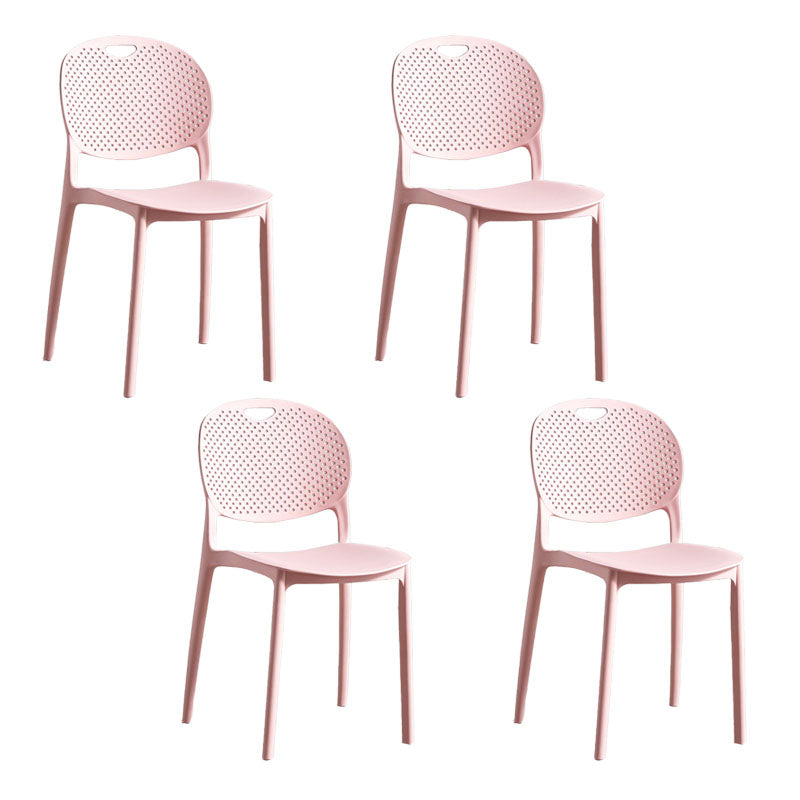 Sillas apilables modernas que cenan la silla sin brazos con las piernas plásticas para la cocina