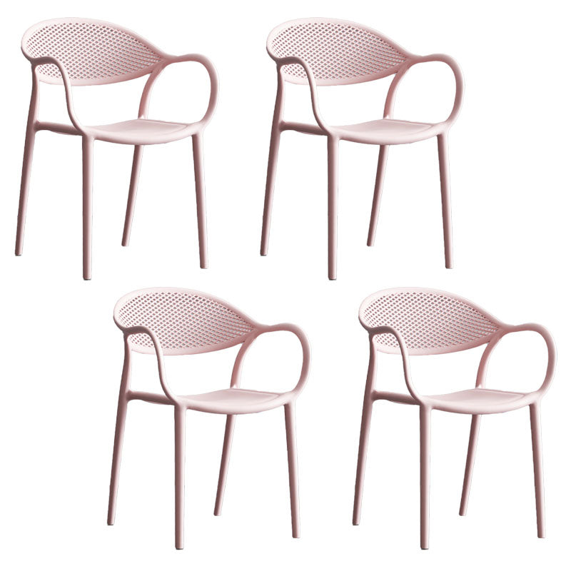 Silla apilable moderna que cena el sillón con las piernas plásticas para la cocina
