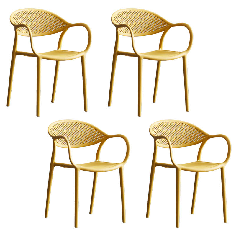 Silla apilable moderna que cena el sillón con las piernas plásticas para la cocina