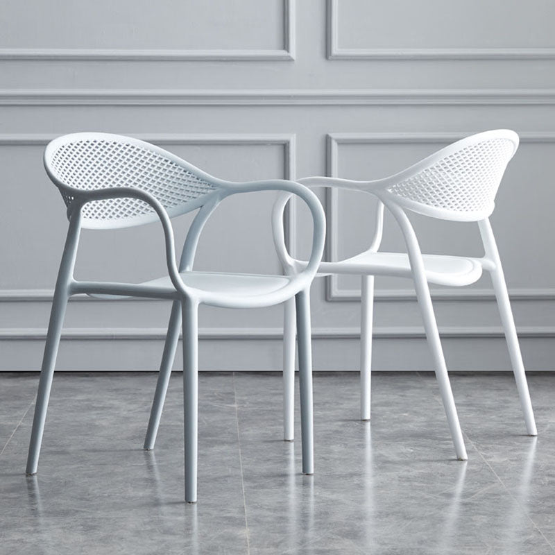 Silla apilable moderna que cena el sillón con las piernas plásticas para la cocina